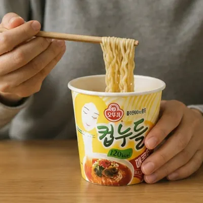 즉석 컵면 매콤한맛 녹두전분 120Kcal 37 8g 15개 BOX