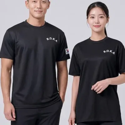 여름 냉감 메쉬 ROKA 로카 쿨링 반팔 체육대회티셔츠