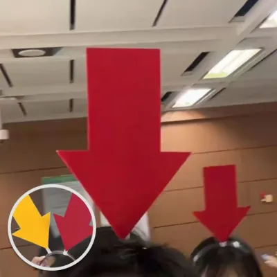 화살표 머리띠 놀이공원 단체 소품 인생네컷 장식 콘서트 생일 인스타 선물