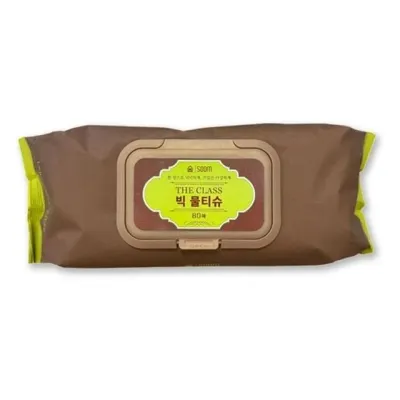 숨 더클래스 빅 물티슈 캡형 80매입 60gsm 170x200mm (1개입)