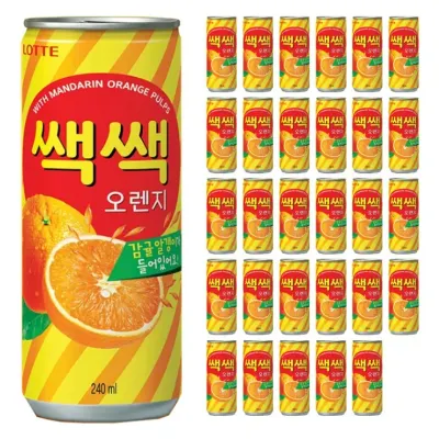 롯데 쌕쌕 오렌지 240ml x 30캔