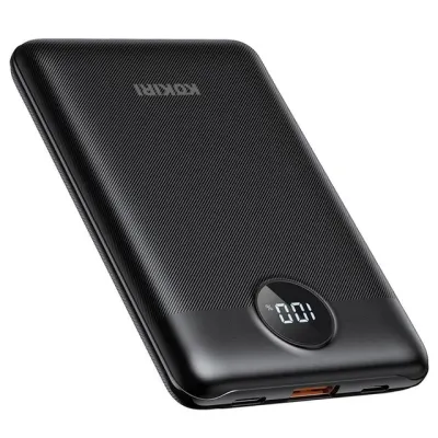 코끼리 보조배터리 미니 고속충전 LCD PD 22.5W 10000mAh C타입 USB 2포트 (블랙)