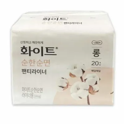 팬티라이너 롱 20개입 팬티라이너생리대 임산부팬티라이너 팬티라이너순면