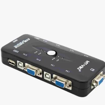 4대1 KVM 선택분배기 컴퓨터분배기 USB선택기 키보드공유기 화면공유기 키보드마우스공유