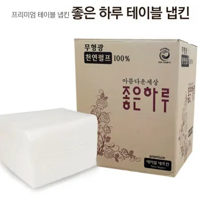 프리미엄 테이블 냅킨 8000매 한박스 화장지 휴지