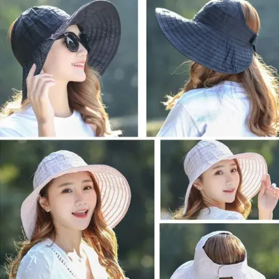 [포엘]파티나 여성모자 휴대용 돌돌이모자 비치모자 여행모자 썬캡