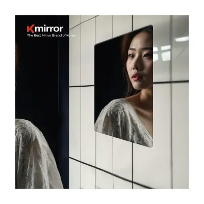 루미나D 거울 450x600 kmirror450r 화장실 사각 욕실 세면대 정리 위생용