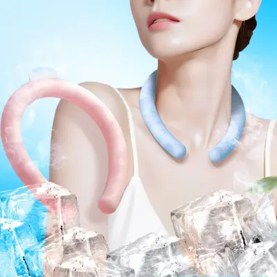 [도매라인] 3세대 넥쿨러 쿨넥밴드 얼음 쿨링 냉감 넥워머 쿨링목걸이 아이스스카프 개별박스
