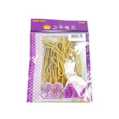 혜명몰 고무밴드 1000 고무월드 장독 7CMX5mm - 봉 (10개입) 고무줄대용량 대용량고무줄 고무링밴드 물건정