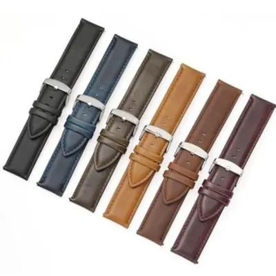 소가죽 시계 줄 천연 가죽 시계 줄 클래식 라이트 스트랩 남성 밴드 교체 22mm 20mm 18mm 정장용 시계용