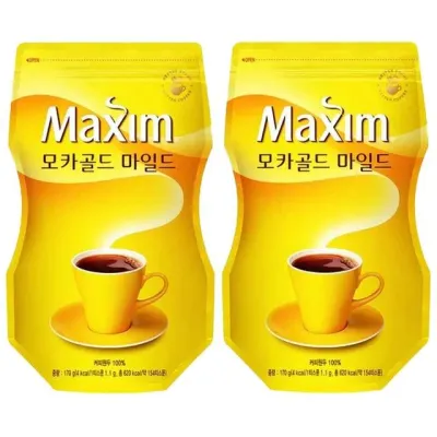 맥심 모카골드 마일드 커피 리필 170g 2개 인스턴트커피 믹스