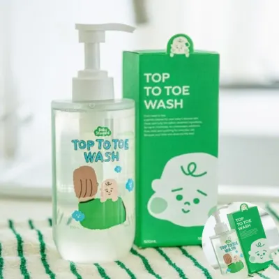 탑투토워시 500ml 거품비누 목욕샴푸 올인원샴푸