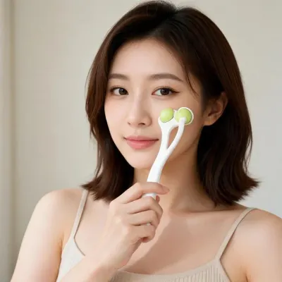 페이스롤러 얼굴마사지기 피부 관리기 롤러 마사지 도구 홈케어 기기