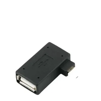 스마트폰 otg 젠더 usb a 타입 변환 마이크로 5핀 휴대폰 데이터 스마트 어댑터 호스트 확장 꺾임 전송