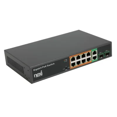 POE 기가허브스위치 SFP포트 150W 컴퓨터 PC 노트북 장거리전송 스위칭 CCTV IP카메라 산업
