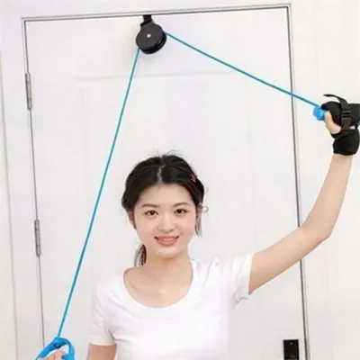 어깨 재활 운동 기구 도르래 어깨 운동 기구 가정용 오십견 훈련 관절 스트레칭 재활용 문걸이 도어짐