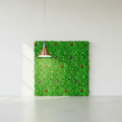 그린 인조잔디 벽면 조화 매트 60x40cm 사무실 실내 인테리어 벽장식