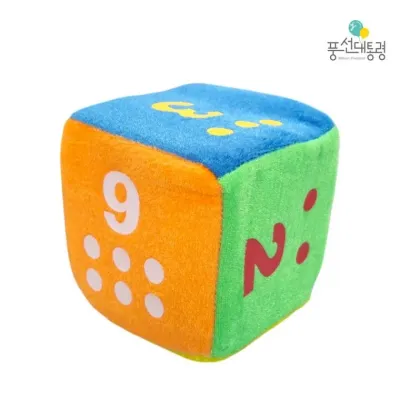 풍선대통령 게임용 주사위10cm 컬러 야유회 단체놀이 회사 워크샵 홈 학교 게임 도구