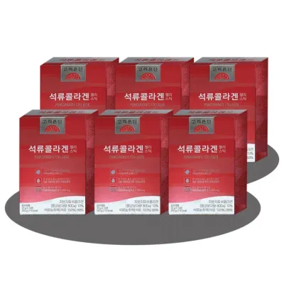 고려은단 석류콜라겐 젤리스틱 14포 x 6개