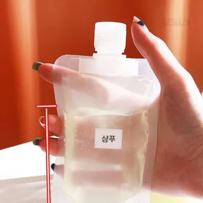 화장품 여행용 튜브 용기 케이스 반투명