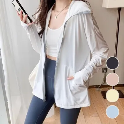 에어핏UV차단후드집업 얇은 여름점퍼 햇빛차단 아이스