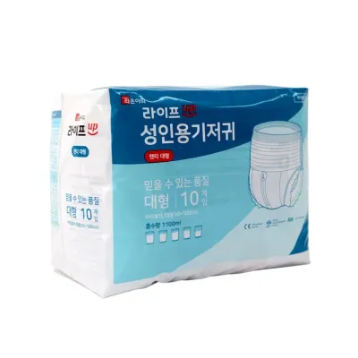 라이프업 성인용기저귀 팬티형 대형 1팩 10매