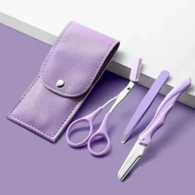 휴대용 눈썹정리세트 솜털 여성 미용 눈썹정리기 눈썹면도기 눈썹정리도구