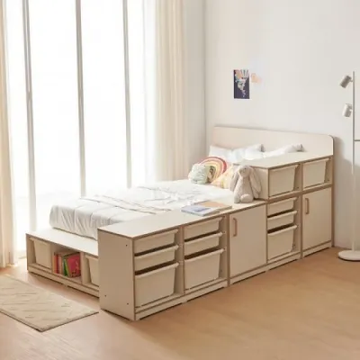 가구산책 모듈 수납장 침대 SET-02 (매트 별매) DN7756