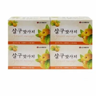 살구 비누 4개입 바디클렌징비누 목욕비누 세안비누