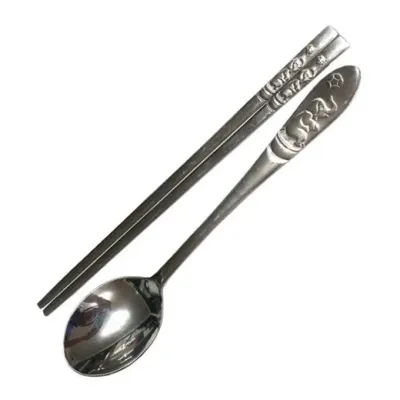 어린이 수저 세트 숟가락 젓가락 아동 식기 코끼리