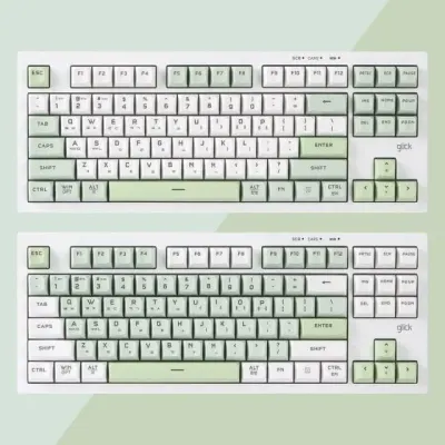 지클릭커 WK50 사일런스 M RGB 무소음 무선 87키 그리니치