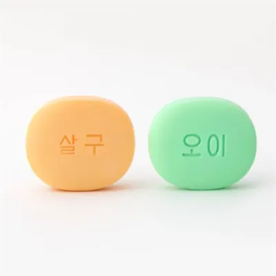 오이 살구 맛사지비누 3개입 단단한세안비누 향좋은미용비누 향기비누