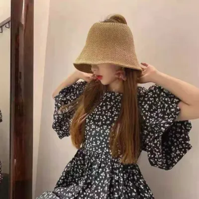 스퀘어매듭 버킷햇 / 챙모자 보넷모자 보닛모자 봄 여름 가을 벙거지모자 밀짚모자 왕골모자 라피아햇