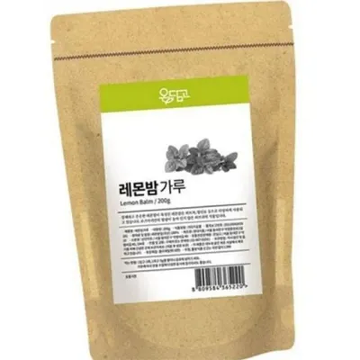 레몬 밤 가루 레몬 밤 분말 국산 샐러드용 파우더 건강식 음료용 허브티 무첨가 잎차