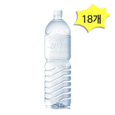 제주 삼다수 무라벨 2L X 18개 생수 광동제약 마시는물