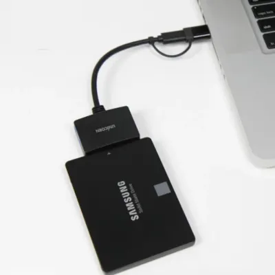 2.5인치 HDD SSD 듀얼 컨버터 전송 연결 케이블