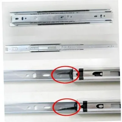 가구 레일 서랍 레일 3단 슬라이딩 서랍장 리폼 철제 500mm 부품 철물