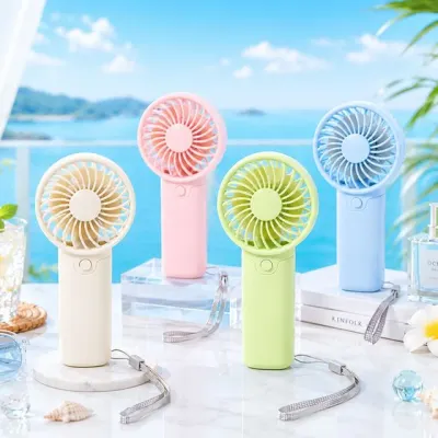 (시즌할인) 세주 쿨링팝 스트랩 휴대용 미니 선풍기 (랜덤)
