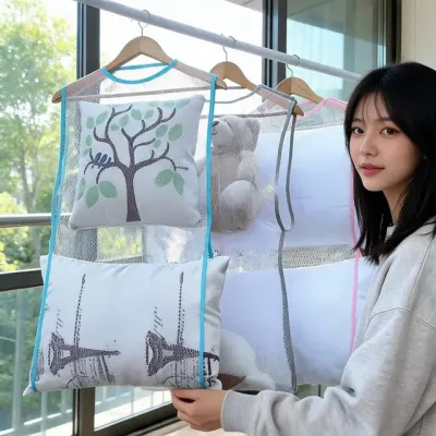 건조망 옷걸이 세탁망 의류 신발 건조대 캠핑 가정용 베란다 수납 정리용