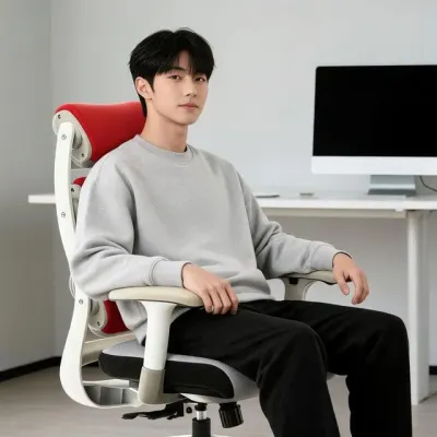 사무실 의자 컴퓨터용 PC방 책상 높이조절 허리편한 튼튼한 사무용