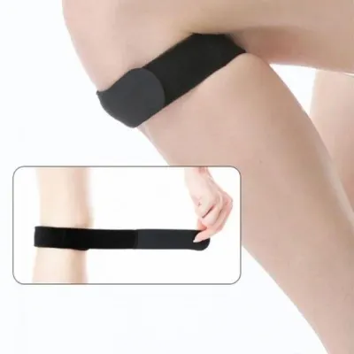 실리콘 스트랩내장 무릎보호대 무릎아대 런닝 등산 무릎보호대 런닝 슬개골