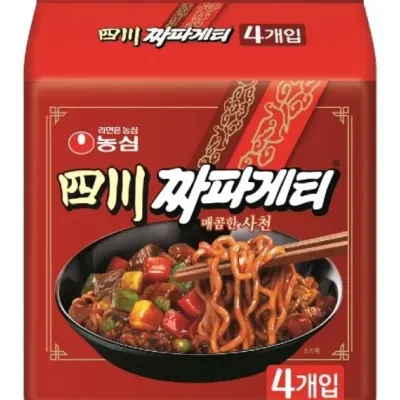 농심 사천짜파게티 137g X 4ea