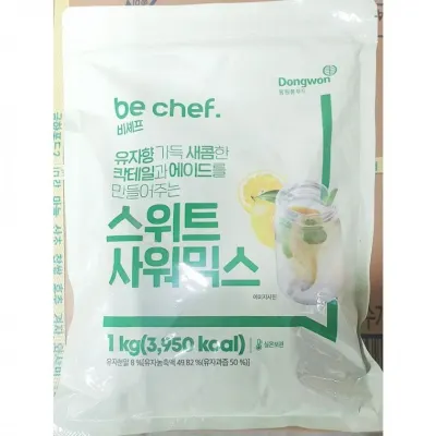 식자재 스위트사워믹스 재료 주방 1kg 업소용 식당 진저에일 오렌지농축액