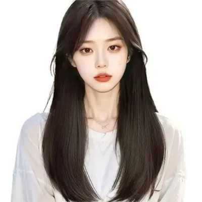 여성 인모 가발 여성 부분 가발 똑딱이 정수리 볼륨 헤어 커버