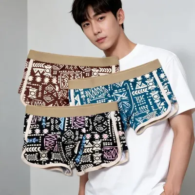 남성 속옷 패턴 데일리 언더웨어 사계절 편안한 일상용 남성용 팬티 디자인