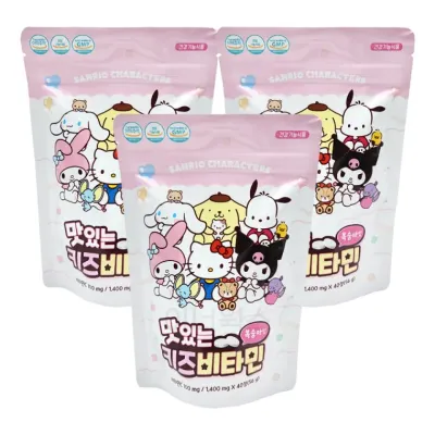 산리오 맛있는 키즈비타민 40정 x 3개세트