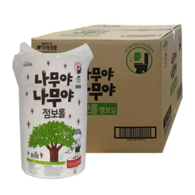 점보롤휴지 나무야나무야 16롤 대용량 화장지 1박스