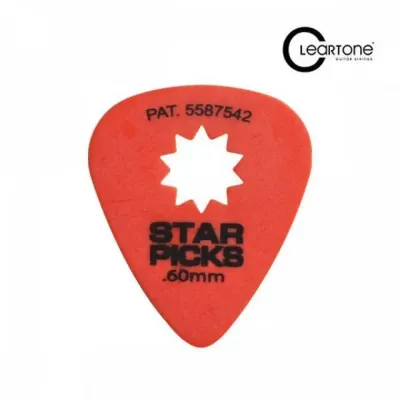 피크 0.60mm StarPick Orange 기타소품 기타피크