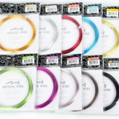 컬러 공예철사 1.5mm 적색 만들기 철사 공예재료