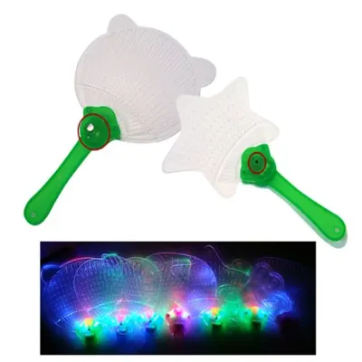 LED 부채/야광부채/KC인증/응원도구/행사용품/인쇄가능/콘서트용/(지나산업)